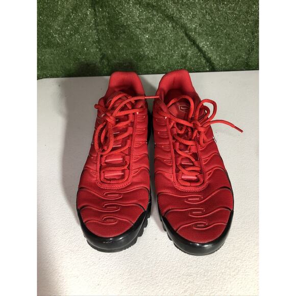 Nike Air Max Plus Tn University Red Athletic Shoes Mens Size 7.5 - Picture 5 of 6